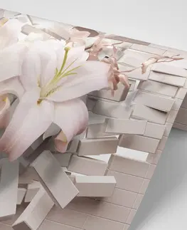 Samolepící tapety Samolepící tapeta lilie v moderním provedení