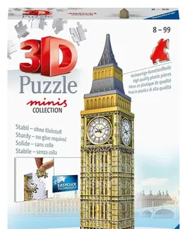 Hračky puzzle RAVENSBURGER - Mini Budova - Big Ben 54 Dílků