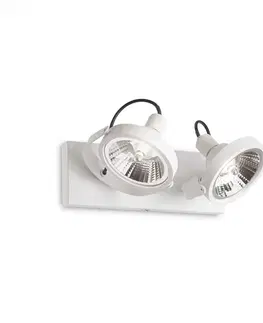 LED bodová svítidla Bodové svítidlo Ideal Lux Glim PL2 Bianco 200200 GU10 2x50W 31cm bílé