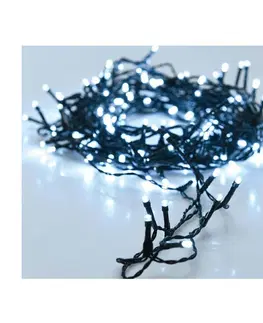 Vánoční řetězy a lamety DekorStyle Vánoční světelný LED řetěz Decor II 18 m studená bílá