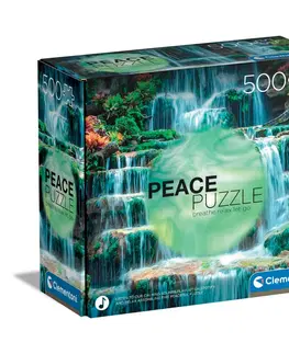 Hračky puzzle CLEMENTONI - Puzzle 500 dílků Peace - The Flow