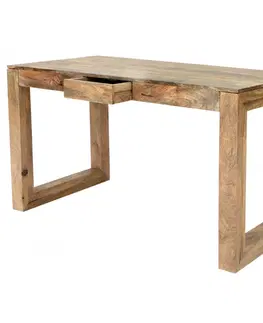 Psací stoly Psací stůl Hina 130x76x70 z mangového dřeva