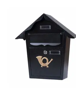 Poštovní schránky Poštovní ocelová schránka Raven, antracitová