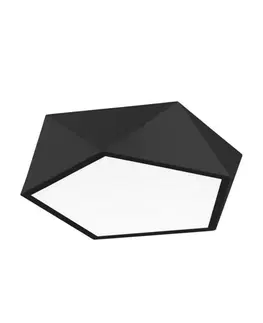 Designová stropní svítidla Nova Luce Kubisticky laděné stropní svítidlo Darius v různých barevných variantách - 400 x 100 mm, 4 x 10 W, černá NV 8186202