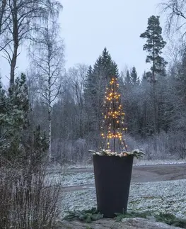 Vánoční venkovní dekorace STAR TRADING LED venkovní dekorace Light Tree Foldy, výška 90 cm