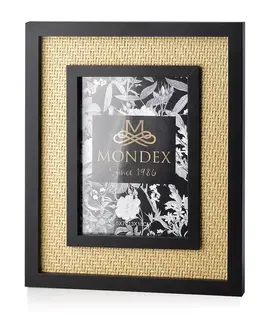 Klasické fotorámečky Mondex Fotorámeček ADI 13x18cm černý/béžový