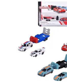Hračky MAJORETTE - Autíčko Porsche race trailer, Mix produktů
