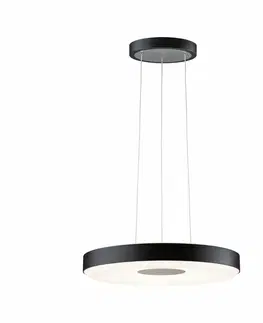 Chytré osvětlení PAULMANN LED závěsné svítidlo Smart Home Zigbee Puric Pane 2700K 11 / 1x7W černá/šedá stmívatelné