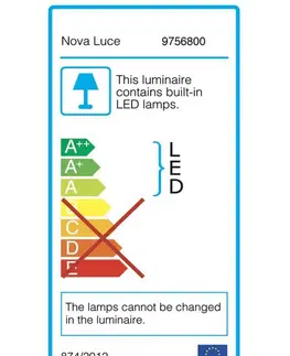 Stojací svítidla Nova Luce Venkovní moderní lampa PAX - LED 9 W, 800x120x135 mm NV 9756800