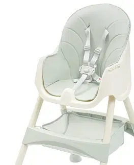 Dekorace do dětských pokojů Baby Mix Jídelní stolička Nora zelená, 51 x 43 x 27 cm