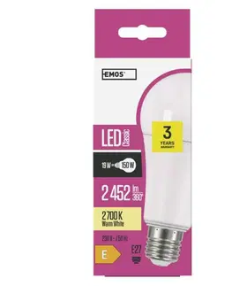 LED žárovky EMOS LED žárovka Classic A67 / E27 / 19 W (150 W) / 2 452 lm / teplá bílá ZQ5183