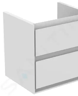 Koupelnový nábytek IDEAL STANDARD Connect Air Umyvadlová skříňka 530x409x517 mm, lesklý bílý/matný bílý lak E1606B2