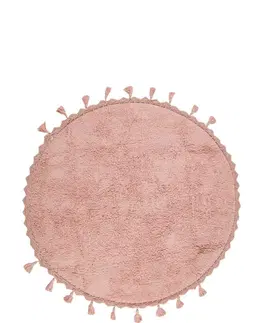 Koupelnové předložky L'essentiel Koupelnový kobereček Wello 100 cm růžový 