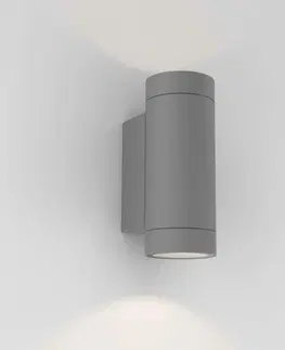 Moderní venkovní nástěnná svítidla ASTRO nástěnné svítidlo Dartmouth Twin 2x6W GU10 šedá 1372013
