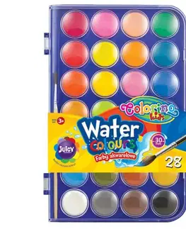 Hračky PATIO - Colorino vodové barvy 28mm 24 barev