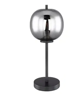 Industriální stolní lampy GLOBO BLACKY 15345T Stolní lampa