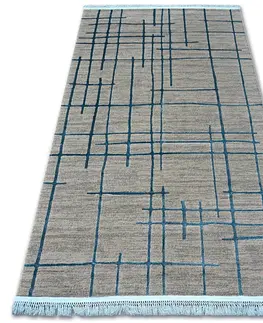 Koberce a koberečky Dywany Lusczow Kusový koberec MANYAS Herro šedo-modrý, velikost 100x300