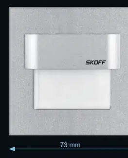 Svítidla LED nástěnné svítidlo Skoff Tango hliník teplá bílá