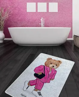 Koupelnové předložky L'essentiel Koupelnový kobereček GIRL BOSS 80x100 cm vícebarevný