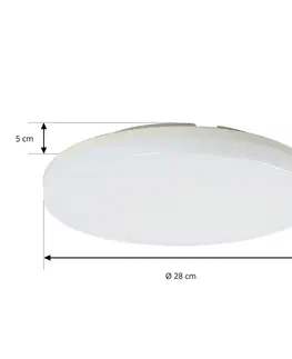 Stropní svítidla PRIOS Prios Artin LED stropní světlo senzor kulaté 28 cm
