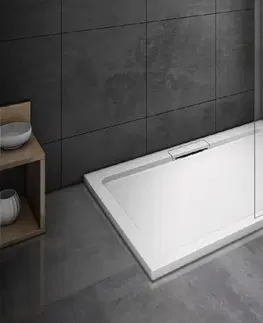 Sprchové vaničky H K Produkty značky Hezká koupelna Luna 100 x 90 cm LUNA10090SET