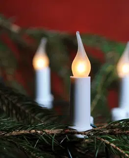 Vánoční dekorace Světelný řetěz Gloria bílá, 16 žárovek