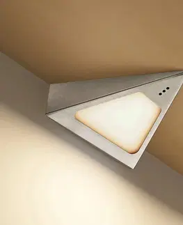 Světlo pod kuchyňskou linku PRIOS Prios Odia LED podhledové světlo, nerez, 2 zdroje