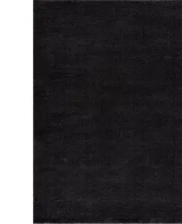 Koberce s vysokým vlasem SHAGGY KOBEREC Stefan 1, 80/150cm, Černá