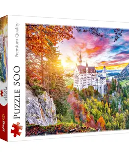 Hry, zábava a dárky Puzzle 500 dílků "Pohled na Neuschwanstein"