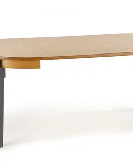 Jídelní stoly Rozkládací jídelní stůl SORBUS Halmar Grafit