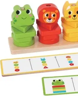 Dřevěné hračky 2Kids Toys Dřevění nasazovací zvířecí kamarádi FRIENDS