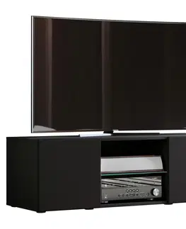 TV a audio stolky TV - skříňka Lowina Š: 115 Cm Černá