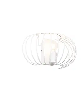 Nastenna svitidla Designová nástěnná lampa bílá 39 cm - Johanna
