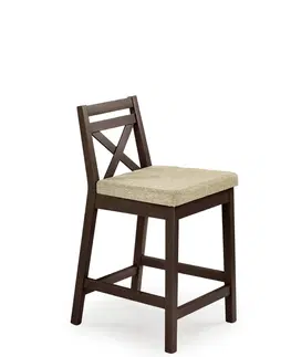Barové židle HALMAR Barová židle Eleven tmavý ořech