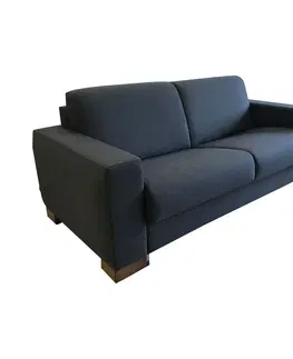 Pohovky a gauče Pohovka trojmístná rozkládací KANSAS černá