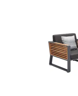 Zahradní židle a křesla Higold Zahradní křeslo HIGOLD - New York Single Sofa Olefin