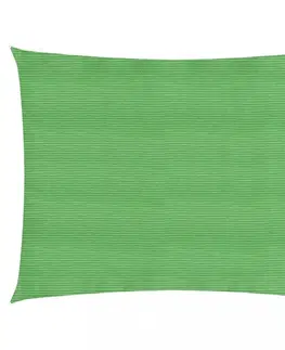 Stínící textilie Stínící plachta obdélníková HDPE 2 x 3 m Dekorhome Světle zelená