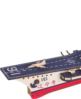 3D puzzle Woodcraft construction kit  Dřevěné 3D puzzle Letadlová loď Liaoning
