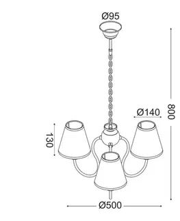 Dětská závěsná svítidla ACA Lighting Dětské závěsné svítidlo MD130943