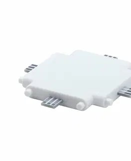 Clever Connect systém PAULMANN Nábytkové svítidlo Clever Connect X-spojka Border bílá mat 12V 999.66