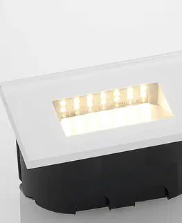 Venkovní zapuštěné osvětlení Lucande LED nástěnné vestavné svítidlo Jody, 12 cm