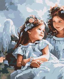 Andělé Malování podle čísel strážní andělé