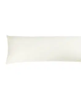 Povlečení Bellatex Povlak na relaxační polštář Káva bílá, 55 x 180 cm