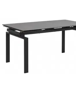 Jídelní stoly Actona Rozkládací stůl Huddersfield 160-240x85 cm černý
