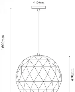 Moderní závěsná svítidla Light Impressions Deko-Light závěsné svítidlo Asterope kulaté 500 220-240V AC/50-60Hz E27 3x max. 60,00 W 1600 mm černá mat 342134
