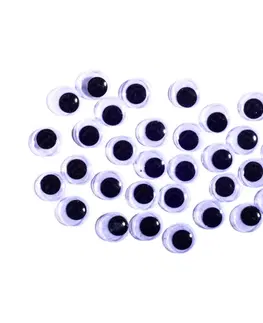 Hračky JUNIOR-ST - Dekorace pohyblivé oči 30 ks 15 mm