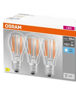 LED žárovky OSRAM OSRAM LED žárovka filament E27 Base 11W 4 000K 3ks