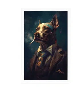 Zvířecí gangsteři Plakát zvířecí gangster pes