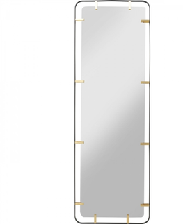 Nástěnná zrcadla KARE Design Zrcadlo s kovovým rámem Betsy 165x55cm
