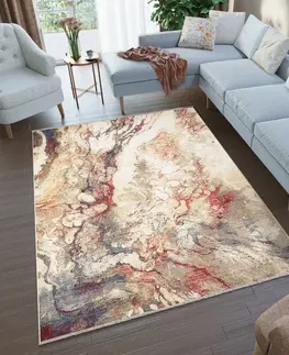 Moderní koberce Designový koberec s abstraktním vzorem do obývacího pokoje